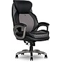 Sharper Image S-600 Active Lumbar Heated Ergonomic Bonded Leather Swivel Executive Massage Chair, Black (60098-BLK)~#|#~4BD5CE45-09E3-4CAB-AD753796C77281C0_sc7