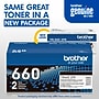 Brother TN660 Black High Yield Toner Cartridge, 2/Pack (TN6602PK)~#|#~4BDD2BD2-8A60-4606-B17857188265FA4E_sc7