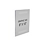 Azar Displays Self Adhesive Sign Holder, 8" x 10", Vertical, Wall Mounted, Clear, Acrylic, 10/Pack (122025)~#|#~4BE4EFDF-ECAF-4D61-87DA005BEA050AEA_sc7