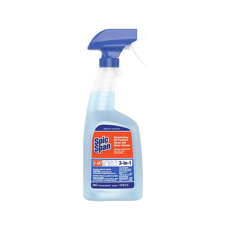 Spic & Span Disinfecting All-Purpose Spray and Glass Cleaner, Fresh Scent, 32 Fl. Oz. (75353) image 1