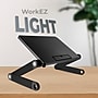 Uncaged Ergonomics WorkEZ Adjustable Aluminum Laptop Lap Desk Cooling Stand, Light Black (WELB)~#|#~4BEC1F6F-6617-41A8-A9937F3E4C8CC7F1_sc7