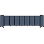 Versare The Room Divider 360 Freestanding Folding Portable Partition, 72"H x 300"W, Ocean Fabric (1172915)~#|#~4BF7DEFC-862B-4BF2-BAA79926560A6860_sc7