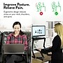 Uncaged Ergonomics WorkEZ Cooling Laptop Lap Desk, Executive Black (WEEB)~#|#~4BF8F68B-7A71-4611-9ADB2694F3C68FBA_sc7