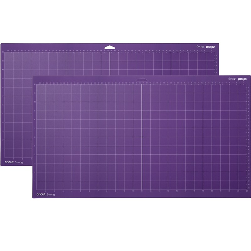 Cricut Die Cutting Strong-Grip Performance Machine Mat, Purple, 2/Pack (2009974) image 1
