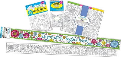 Barker Creek Doppelseitige Bordüren Mit Zitaten – 24 Streifen, Je 88,9x7,6 Cm – Insgesamt 21,3 M – Für Pinnwände, Büro & Schule