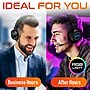 Delton G520 Wireless Noise Canceling Bluetooth Stereo Business/Gaming Over-the-Ear Computer Headset, Black (DBHG520)~#|#~4C004AEF-5457-4159-81F5EDED3EDB570C_sc7