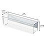 iDESIGN Magnetic Medium Plastic Storage Bin, 3.25" x 3"x 11", Clear, 2/Pack (28035M2)~#|#~4C0756EF-9C28-4BC0-939C611E2C3DCD7C_sc7