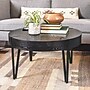 Storied Home Astoria Wooden Round Side Table, Black (EC1704)~#|#~4C0A1E38-168B-4905-92BEFB299EE4C648_sc7