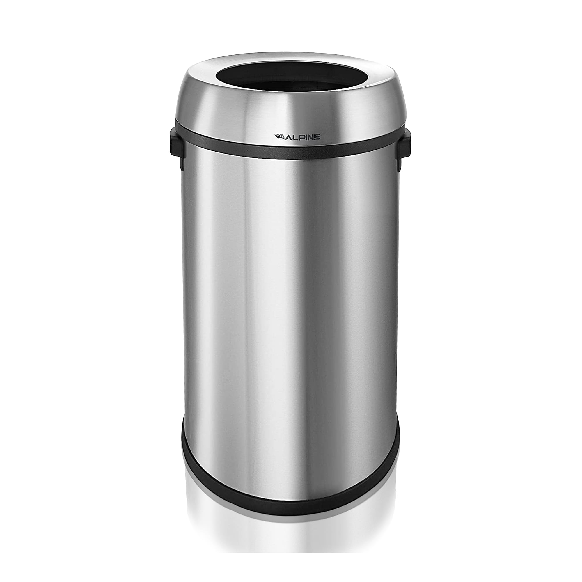 Alpine Industries Stainless Steel Trash Can, 17 Gallon (470-65L) Sansujyuku sansujyuku.com