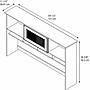 Bush Furniture Cabot 60"W Desktop Hutch, Espresso Oak (WC31831)~#|#~4C0B71B6-6224-4558-95E8F7425EABBC29_sc7