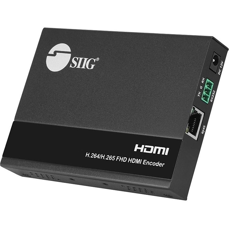 SIIG HDMI Video H.264 H.265 IPTV Encoder with Loopout (CE-H27511-S1) image 1