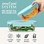 bentgo Glass Leak-Proof Containers, 27.4 oz.,  2/Set (BGPLGLPK5-SA)~#|#~4C143C09-E32E-438D-93A16E2EA56C3A7F_sc7