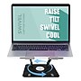 Uncaged Ergonomics 10.2" x 10" Metal Swivel Laptop Stand 2.0, Black (SLS-Black)~#|#~4C1803CB-7F77-4253-975029F10E1B4FA3_sc7