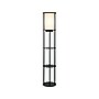 Simple Designs 62.5" Matte Black Floor Lamp with Cylindrical Shade (LF2010-BLK)~#|#~4C19DBBD-720B-492D-9F7AE733EFD051B4_sc7