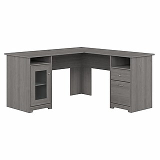 Bush Furniture Cabot L Shaped Desk, Harvest Cherry (WC31430K