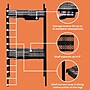 Lockermate 8.5" Polypropylene/PP Locker Shelf, Black (05002)~#|#~4C1D240B-7508-4EC0-8AF88D8DC70E7103_sc7