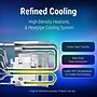 PNY NVIDIA GeForce RTX 5060 OC Dual Fan PCIe 5.0 8GB GDDR7 Gaming Graphics Card, 2280 MHz Core, Black (VCG50608DFXPB1-O)~#|#~C7D2DB91-11A5-43AF-95B954556772ECCC_sc7