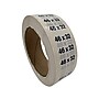 Nahanco 46 x 32 Plastic Size Marker, Black/White, 250/Roll (DSM-345)~#|#~4C250FED-744D-4D17-AA15D1889ED73791_sc7