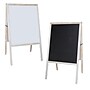 Flipside Dry-Erase/Chalkboard Marquee Easel, 42", White/Black/Natural Wood (31200)~#|#~4C283FEA-9C5B-45B0-B2C5567AD2D2FA2D_sc7