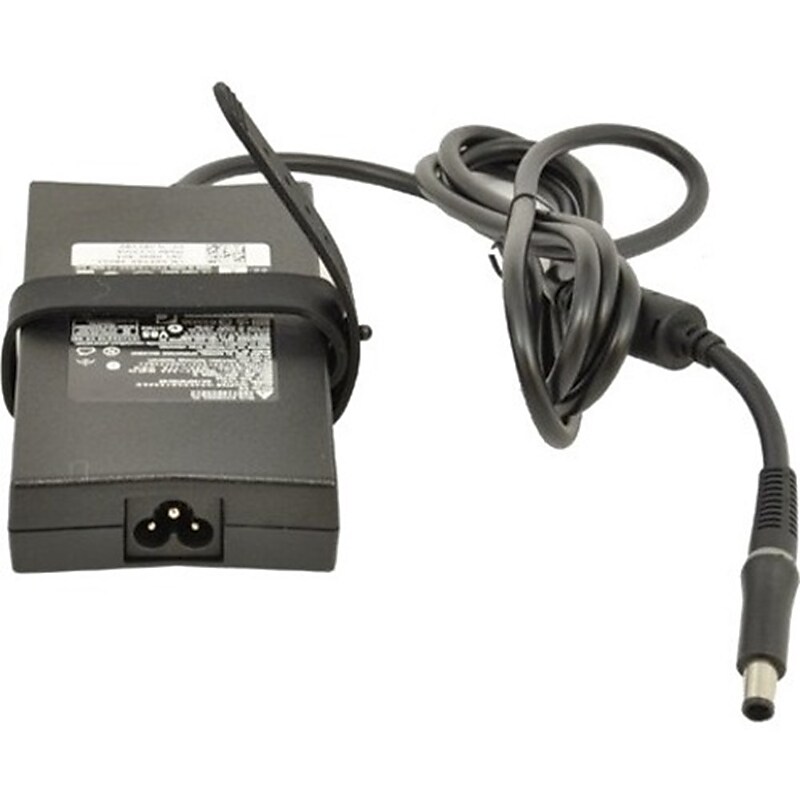 Dell 65W Slim AC Adapter for Dell Inspiron, Latitude and XPS Laptop, Black (492-BBME) image 1