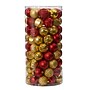 Nearly Natural Holiday Shatterproof Red Christmas Tree Ornament Set, 60mm, 101/Set (D1002-RD)~#|#~4C2E7D26-11CE-466F-B74D1A654A39AB95_sc7