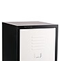 AdirOffice 48"H Single Tier Black/White Storage Locker (ADI629-01-B-W-DL)~#|#~4C30362C-2729-433E-8A4356BDB9D5AE1C_sc7
