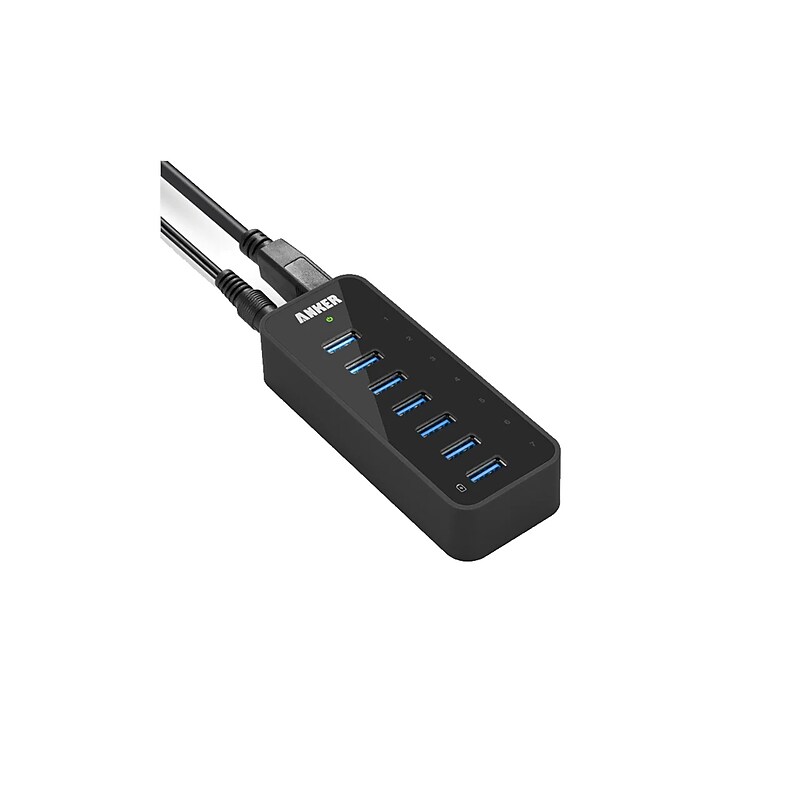 Anker 7-Port USB 3.0 Hub, Black (A7505112) image 1
