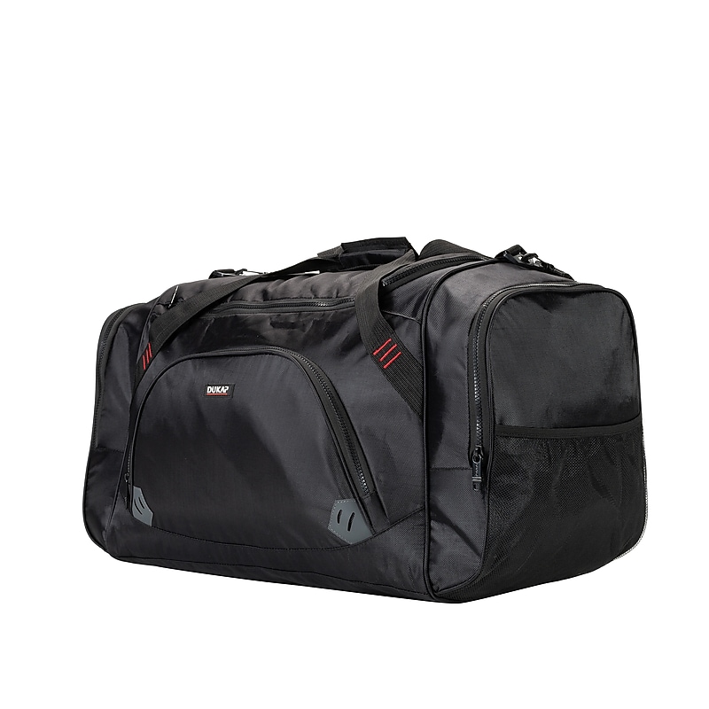 DUKAP Contender 20" Polyester Carry-On Sport & Gym Duffel, Black (BDK-CON-BLK) image 1