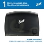 Kimberly-Clark Professional IN-SIGHT Coreless JRT E-Z Load Toilet Paper Dispenser, Black (09602)~#|#~s0975623_sc7