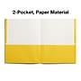 Staples Smooth 2-Pocket Paper Folder, Yellow, 25/Box (27538-CC)~#|#~4C3E977D-41C2-4506-B2ECAD063AA3014E_sc7