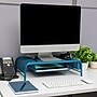 Mind Reader Monitor Stand with Paper Tray, Metal, Turquoise (MESHMONSTA-TUR)~#|#~4C40351F-E7A1-4DCA-844DD4EDF7ED44ED_sc7