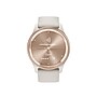 Garmin vívomove Trend Smartwatch, 40.4mm, Peach Gold Stainless Steel Bezel, Ivory Silicone Band (010-02665-01)~#|#~4C4BCFFF-BBF1-4A23-B7E12771F474D3E9_sc7