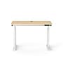VersaDesk PowerLift 48"W Electric Rectangular Adjustable Standing Desk, Maple/White (PLSDR4824-WM-APP)~#|#~4C4D02E8-13B8-4737-95295A68AD0CE38E_sc7