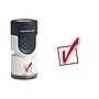 Accu-Stamp Check Mark Round Pre-Inked Stamp, Red Ink (035658)~#|#~4C4F4A75-5A24-4D64-B119F0EDB374DCED_sc7