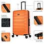 InUSA Trend 28" Hardside Suitcase, 4-Wheeled Spinner, TSA Checkpoint Friendly, Orange (IUTRE00L-ORA)~#|#~4C505006-53FC-4B43-A7CA4C3DF851F8EA_sc7
