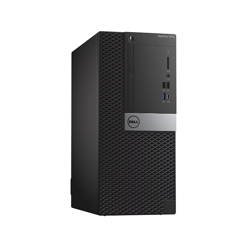 Dell OptiPlex 7050 Refurbished Desktop Computer, Intel Core i7-6700, 16GB Memory, 512GB SSD, 2TB HDD (726449742492) image 1