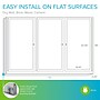Ghent 4' H x 6' W Enclosed Vinyl Bulletin Board with Satin Frame, 3 Door (PA34872VX-181)~#|#~4C53B3ED-BD34-428A-B1388D65A2B493DD_sc7