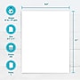 PrintWorks Standard 67 lb. Cardstock Paper, 8.5" x 11", White, 250 Sheets/Pack (00564)~#|#~4C5A115C-854F-47FB-BCE2B27A2B199CDD_sc7