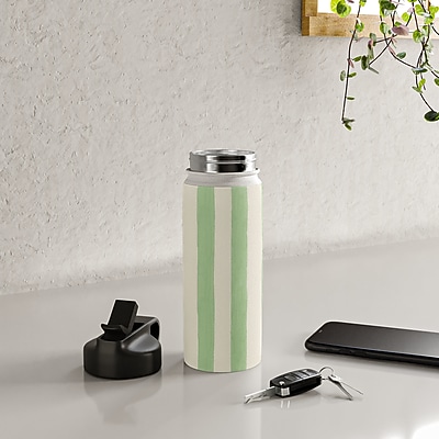 DENY Designs Spring Stripe II by Avenie Stainless Steel Water Bottle - Thumbnail 4