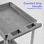 Luxor ENDURA 2-Shelf Utility Cart, Gray (STC11-G)~#|#~4C5B4C1D-AB2F-4CB0-9C8F2C96435CDE96_sc7