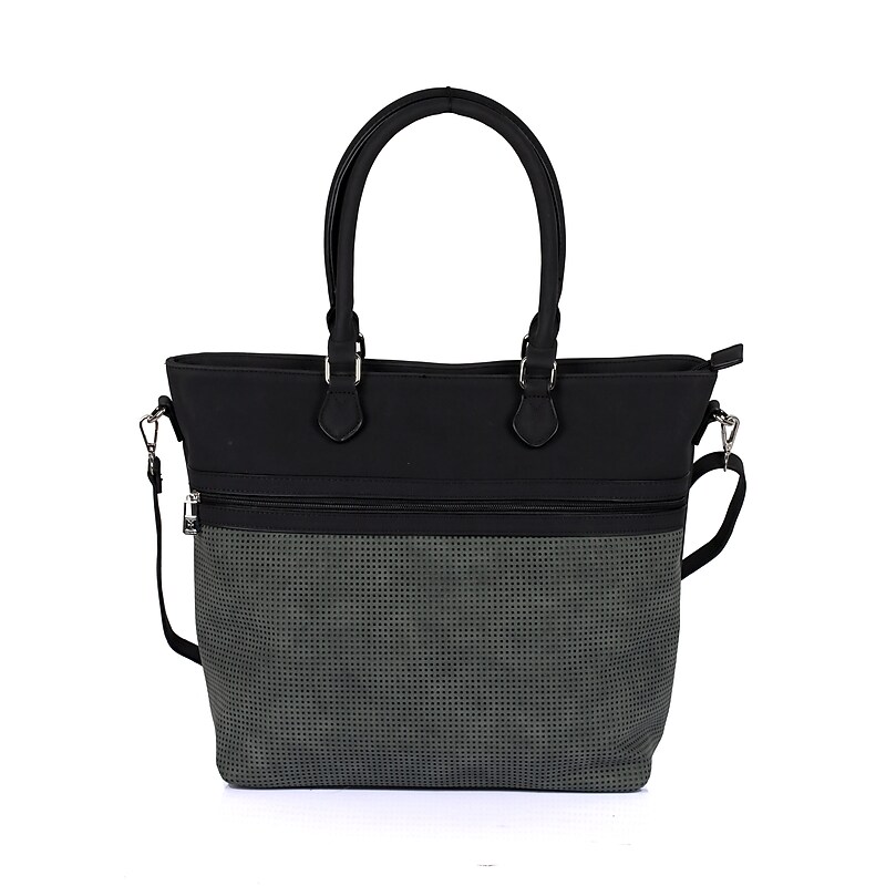 Karla Hanson AVA Vegan Leather Tote Bag, Green (72303GREEN) image 1