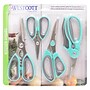 Westcott Kitchen Comfort Grip Titanium Heavy Duty General Purpose Scissors, Pointed Tip, Teal, 4/Pack (00828)~#|#~4C5FC42E-549E-4F31-A8109467CFC5B4BA_sc7