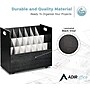 AdirOffice 21-Slot Mobile Roll File, 28.5"H x 30"W x 15.75"D, Black (625-BLK-KIT1)~#|#~4C648C6F-D967-4819-8C709903D811BCD9_sc7