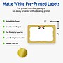 Avery Rectangle Multipurpose Labels, 2" x 3", White, 80/Pack (19479370471)~#|#~4C65AE66-B6B6-41D2-8B2ED4FC8677B3AA_sc7