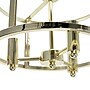 Lalia Home 3-Light 13" Farmhouse Glass and Metallic Accented LED Semi-flushmount, Gold (LHM-1000-GL)~#|#~4C676BE9-5FE2-46A8-958AE59DDE18E685_sc7