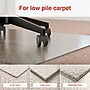 Staples Office Chair Mat, Clear Floor Mats with Lip, Low-Pile Carpets, Extended Under-Desk Coverage, 48 x 36 Inch, Smooth Glide~#|#~4C69E263-F539-4CB8-9D861F54B1E24504_sc7