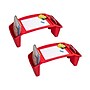 Mind Reader 10.75" x 22.25" Plastic Kids' Lap Desk Activity Tray, Red, 2/Pack (2KIDLAP-RED)~#|#~4C6B0BB4-05F6-4BAA-AD840309167625D6_sc7