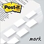 Post-it Flags, 1", White, 2 Pads of 50, 100 Flags/Pack (680-WE2)~#|#~4C70321F-6FD6-447D-9661856AF0961FE2_sc7