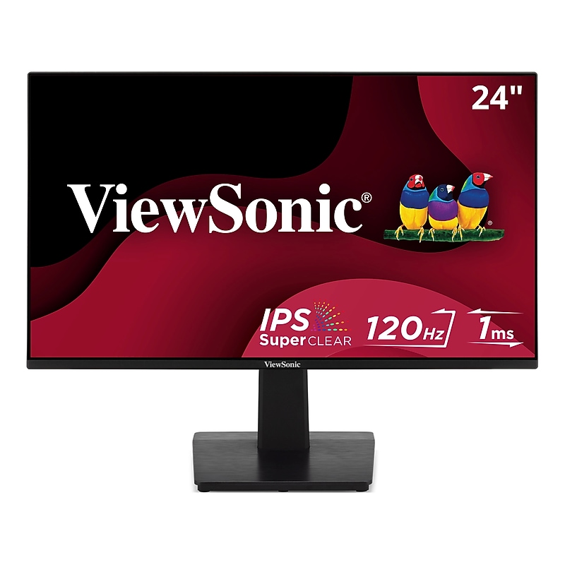 ViewSonic 24" FHD 120Hz LED Monitor, Black (VA2448-MH) image 1