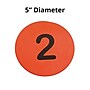 Spectrum Numbered Spot Markers, 5" (Set of 36)~#|#~4C717492-7476-4BEA-AB6B3FC274F9DA98_sc7